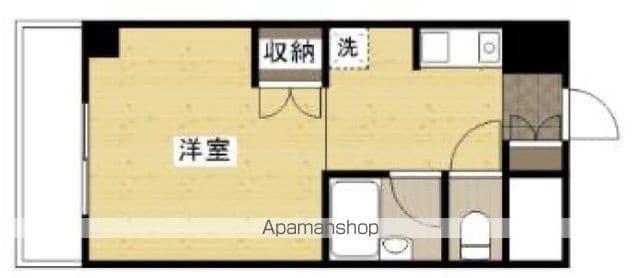 SNOW HOUSEⅡ(ワンルーム/3階)の間取り写真