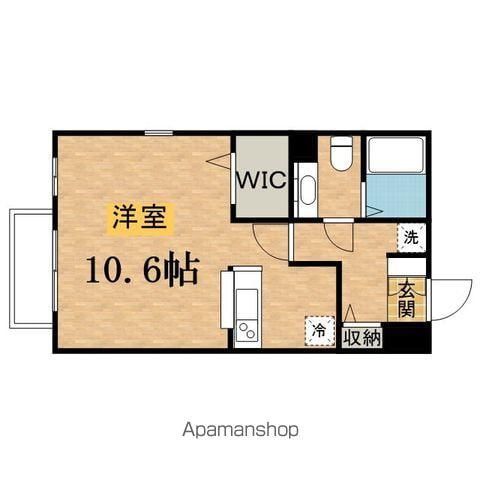 エストレージャ(ワンルーム/1階)の間取り写真