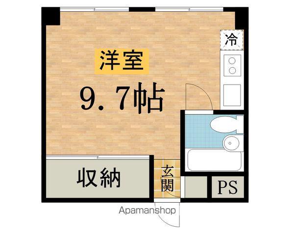 レディースビレッジヨシトモ(ワンルーム/3階)の間取り写真