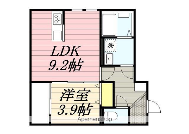 グランレーヴ井尻(1LDK/3階)の間取り写真