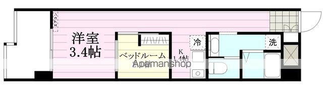 YUTAKAYA BLD(ワンルーム/5階)の間取り写真