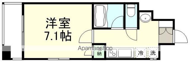 プレノ榴岡(1K/12階)の間取り写真