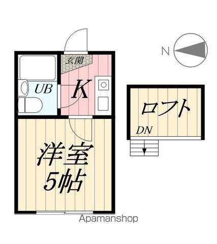 BCASA三郷ⅡREーBORNA棟(1K/2階)の間取り写真