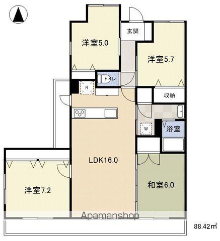 グランシティ南松本(4LDK/7階)の間取り写真