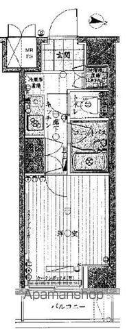 ルーブル高円寺弐番館 5階階 間取り