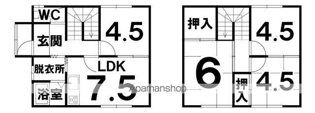 根室本線 帯広駅 徒歩30分 2階建 築50年(4LDK)の間取り写真