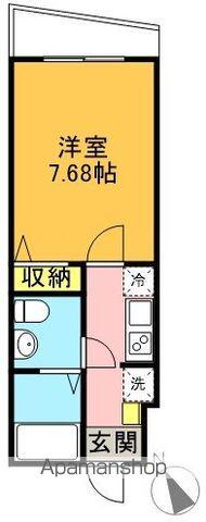 アンベリール代田橋(1K/2階)の間取り写真