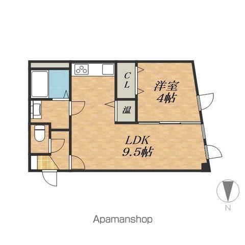 IVY W(1LDK/2階)の間取り写真