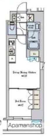 BRILLIA IST 池尻大橋(1LDK/5階)の間取り写真