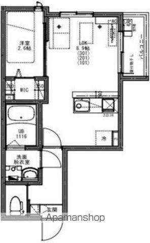 KEIAI RESIDENCE 五香Ⅱ(1LDK/3階)の間取り写真