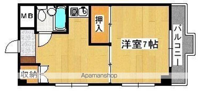 アーバンコートSK(1DK/3階)の間取り写真
