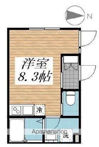 LIGERE尾久(ワンルーム/1階)の間取り写真