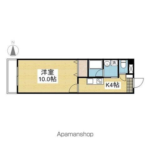 フォルテ姫原(1K/2階)の間取り写真