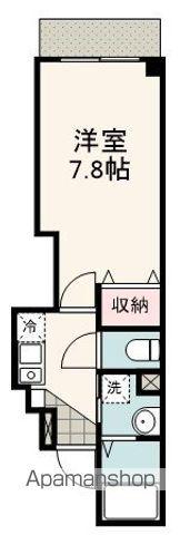 オラシオン人宿町(1K/5階)の間取り写真