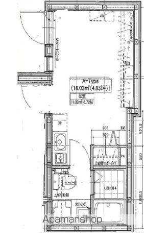 GRANDE野方ノース(ワンルーム/3階)の間取り写真