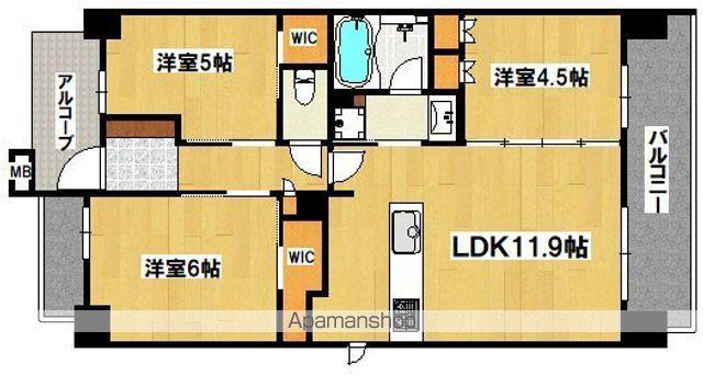 リビオ御堂筋あびこ(3LDK/10階)の間取り写真