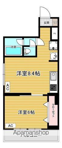 リファレンス愛宕(1LDK/4階)の間取り写真