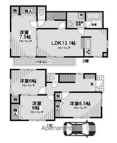 京王電鉄京王線 仙川駅 徒歩18分 2階建 築18年(4LDK)の間取り写真