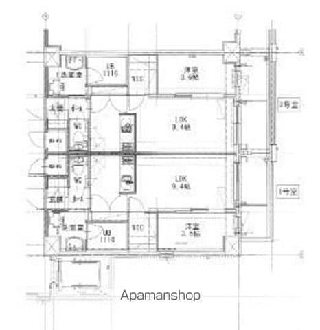 LUMINOUS ALFACIO(1LDK/6階)の間取り写真