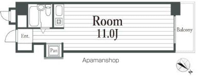 コスモ東神奈川駅前(ワンルーム/1階)の間取り写真