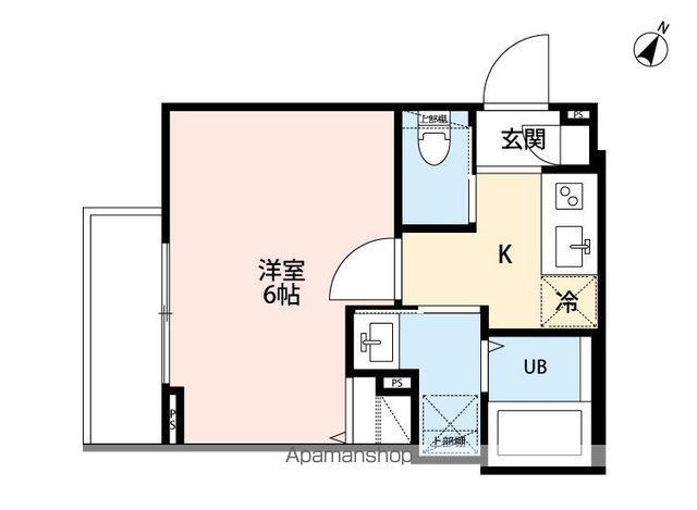ROBOT HOME 新検見川Ⅴ(1K/2階)の間取り写真
