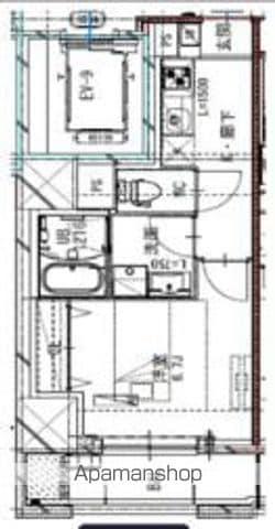 フロンティアレジデンス板橋(1K/3階)の間取り写真