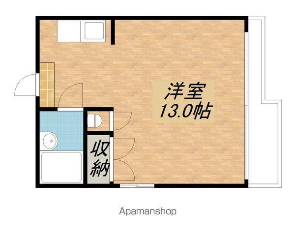 中央1丁目小堀マンション(ワンルーム/4階)の間取り写真
