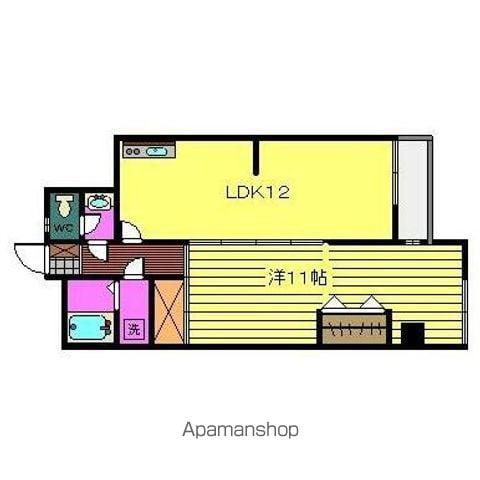 PERTH MANSION(1LDK/5階)の間取り写真