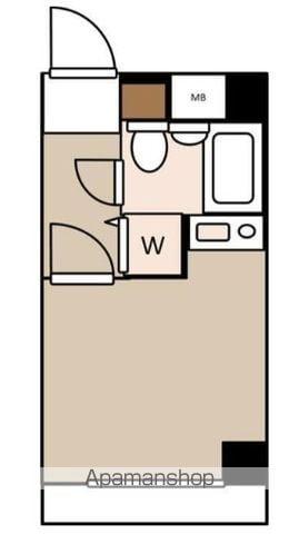 ダイアパレス石神井公園第二(ワンルーム/2階)の間取り写真