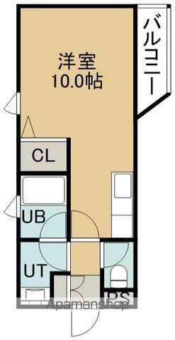 メゾンエキサイトシーガル(1K/2階)の間取り写真