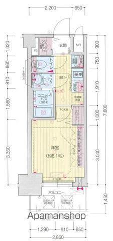 プレサンス上前津ディアシス(1K/5階)の間取り写真