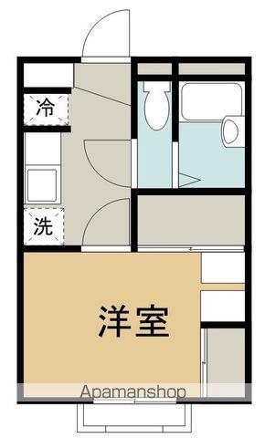 プライムコート中神(1K/1階)の間取り写真