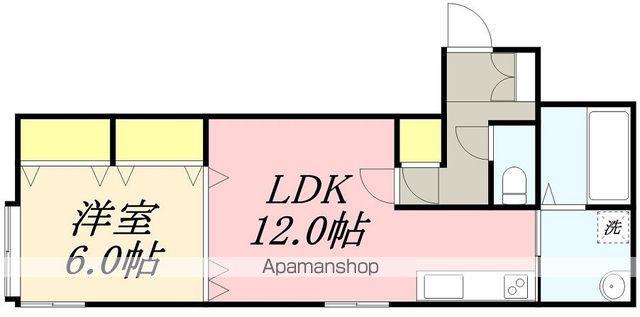 ラ・ミーナ(1LDK/3階)の間取り写真