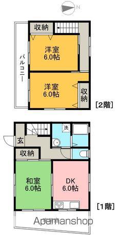 ミチハウス(3DK)の間取り写真