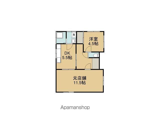 鹿児島県奄美市 1階建 築38年(2K)の間取り写真
