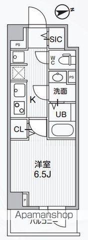 ALIVIS中野(1K/1階)の間取り写真