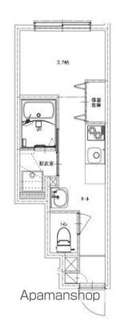 ソルナクレイシア荻窪Ⅲ(ワンルーム/1階)の間取り写真