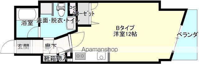 アーバンコート99(ワンルーム/2階)の間取り写真