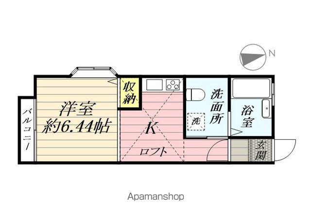 DAIYU8番館(ワンルーム/3階)の間取り写真