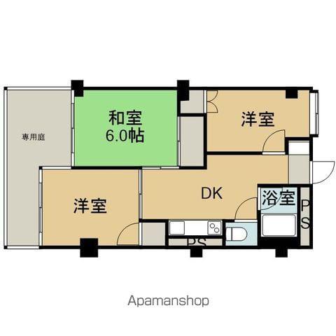 ニックハイム行徳第1(3DK/1階)の間取り写真
