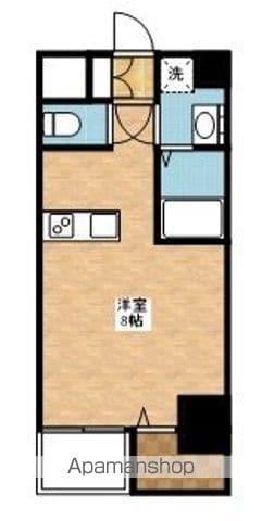 ライフコア駅南(ワンルーム/9階)の間取り写真