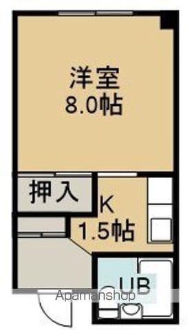 レノンやながわ(1K/2階)の間取り写真