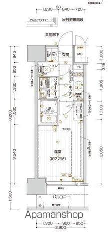 エスリード名古屋STATION ノース(1K/10階)の間取り写真