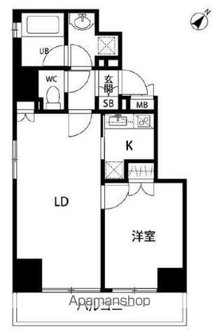 ボンナチュール入谷 4階階 間取り