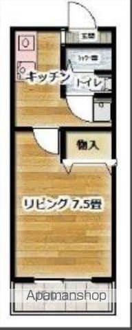 ジュネスフレンズ(1K/1階)の間取り写真