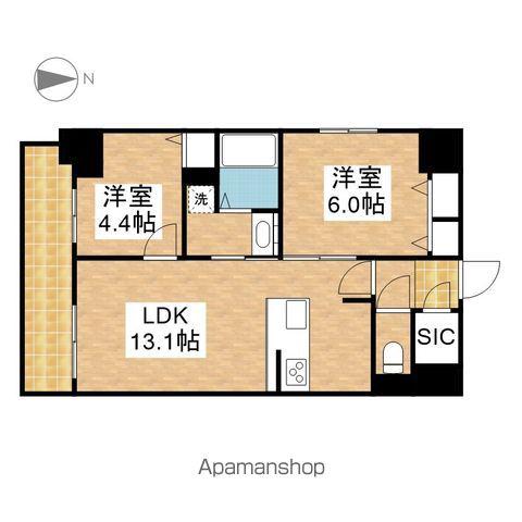 SーRESIDENCE高岳CLARITY 7月17(2LDK/11階)の間取り写真