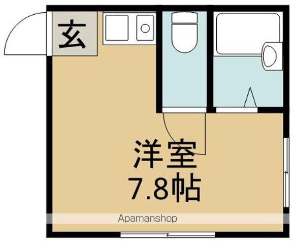 リッチアイランド(ワンルーム/3階)の間取り写真