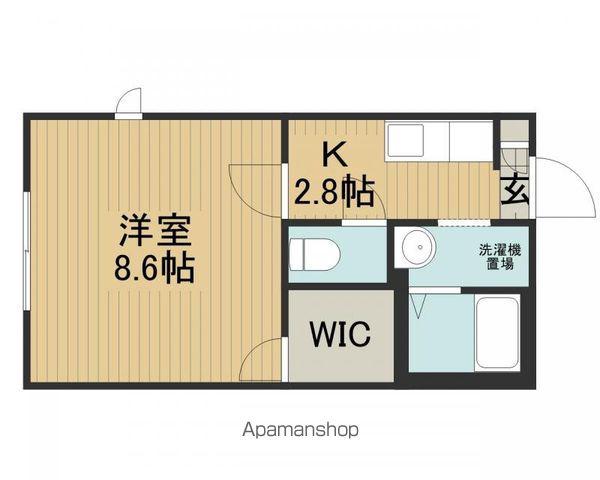 サニーコートAB棟(1K/1階)の間取り写真