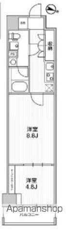 WEAVE BASE -ITABASHI HONCHO 板橋本町(1LDK/2階)の間取り写真