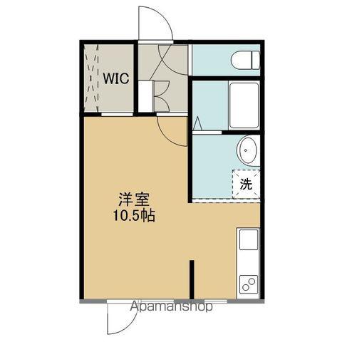 POCOA TERRACE Ⅰ(1K/2階)の間取り写真